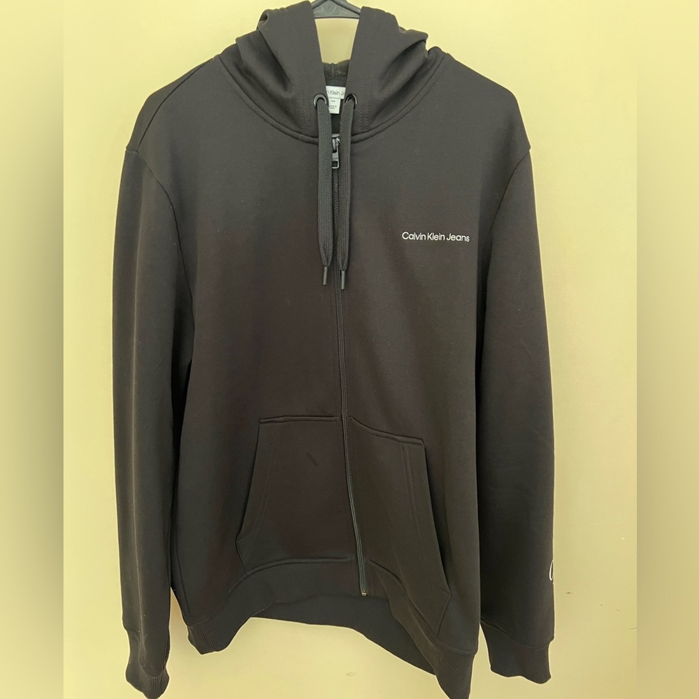 Calvin Klein Full-Zip Logo Hoodie